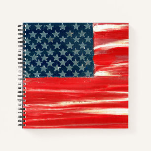 USA-Flagge Notizbuch