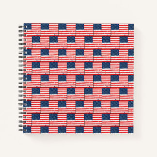 USA-Flagge Notizbuch