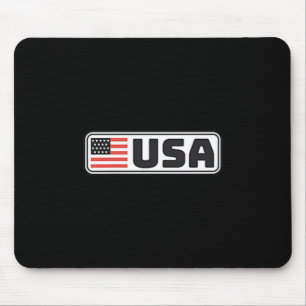 USA-Flagge Patriotische Amerikaner Stolz Design Mousepad
