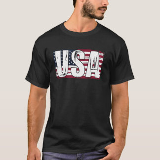 USA-Flagge Patriotisches Amerikanisches 4. Juli-Ge T-Shirt
