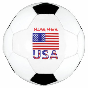 USA-Flagge Personalisiert Fußball