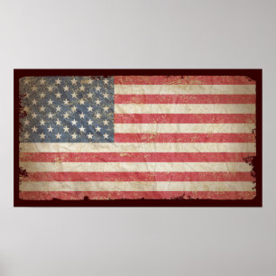 USA-Flagge Poster