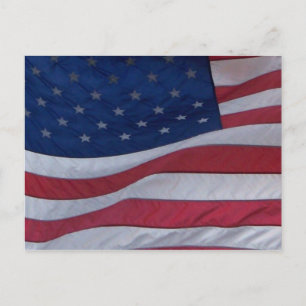 USA-Flagge Postkarte