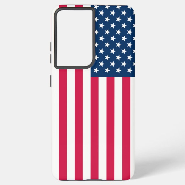 USA-Flagge Samsung Galaxy Hülle (Rückseite)