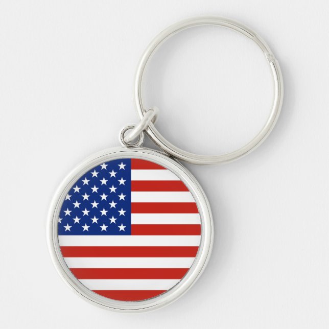 USA-Flagge Schlüsselanhänger (Vorne)