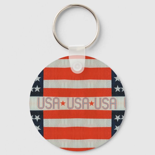 USA-Flagge Schlüsselanhänger (Vorderseite)