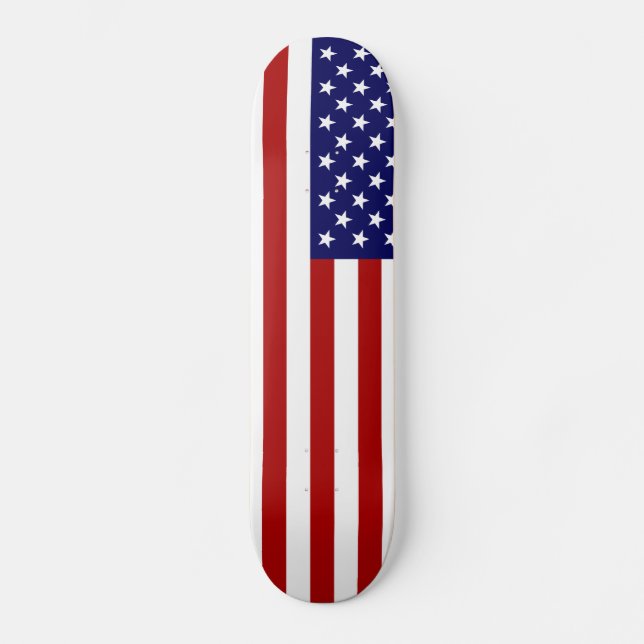 USA-Flagge Skateboard (Vorderseite)
