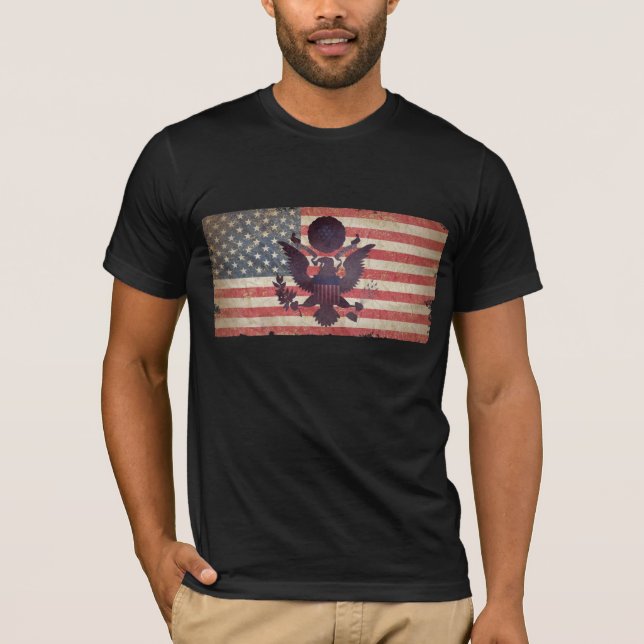 USA-Flagge T-Shirt (Vorderseite)