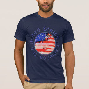 USA. Flagge T-Shirt