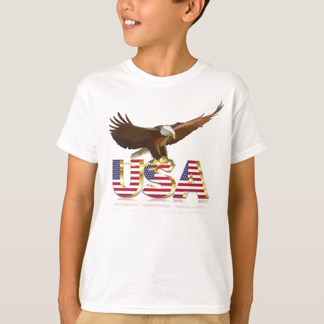 Usa-Flagge T-Shirt (Vorderseite)