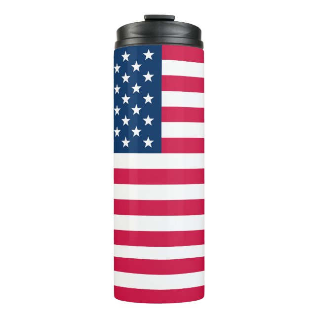 USA-Flagge Thermosbecher (Vorderseite)