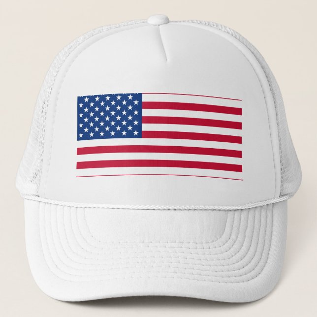 USA-Flagge Truckerkappe (Vorderseite)