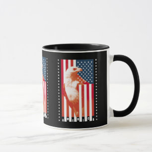 USA Flagge und Adler Tasse
