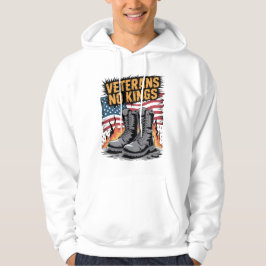 USA-Flagge Veterans No Kings Hoodie