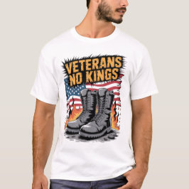 USA-Flagge Veterans No Kings T-Shirt