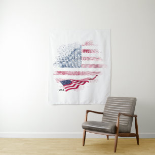 USA-Flagge Wandteppich