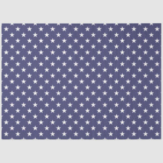 USA Flagge Weißsteine für Flaggenblau Seidenpapier