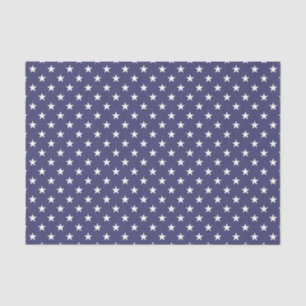 USA Flagge Weißsteine für Flaggenblau Seidenpapier
