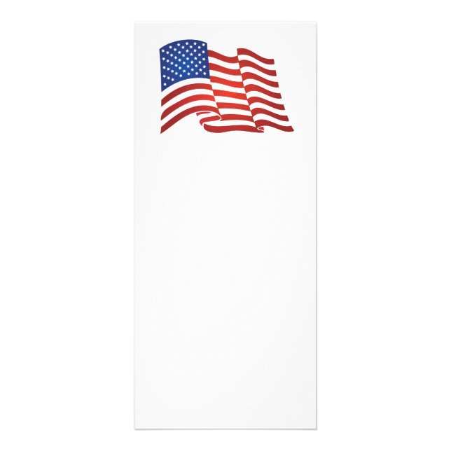 USA-Flagge Werbekarte (Vorne)