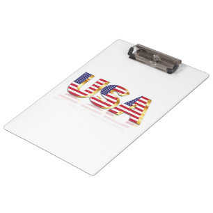 USA-Flaggen-Clipboards Klemmbrett