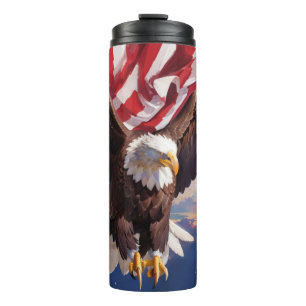 *~* USA Flaggen EAGLE Patriotic Sun Sky America AP Thermosbecher