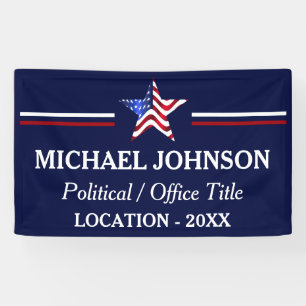 USA-Flaggen-Kampagne Politisch Banner