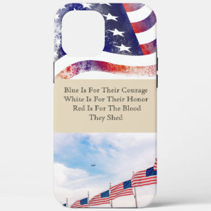 USA-Flaggen Samsung Galaxy-Digitalkamera Fall Case-Mate iPhone Hülle