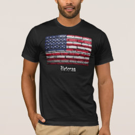 USA-Flaggen-Veteran T-Shirt