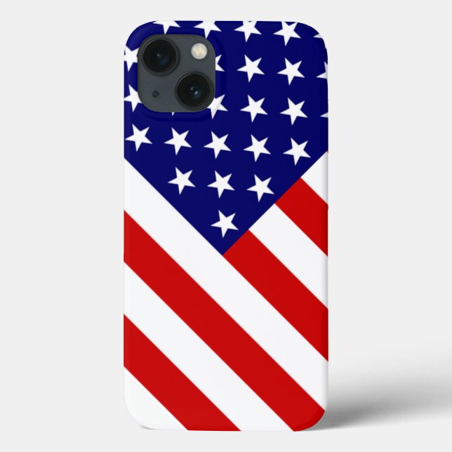 USA-Flaggenkennzeichnung Case-Mate iPhone Hülle (Rückseite)