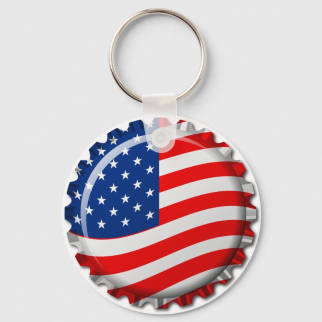 USA Flasche Schlüsselanhänger (Vorderseite)
