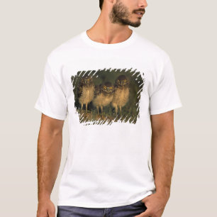 USA, Florida, Cape Coral. Drei Kaninchenkäuze T-Shirt