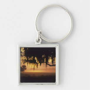 USA, Florida, Lake Kissimmee. Silhouette bei Sonne Schlüsselanhänger