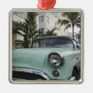 USA, Florida, Miami Beach: South Beach, 1956 3 Silbernes Ornament