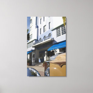 USA, Florida, Miami Beach: South Beach, Art Déco Leinwanddruck