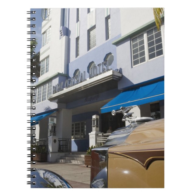 USA, Florida, Miami Beach: South Beach, Art Déco Notizblock (Vorderseite)
