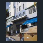 USA, Florida, Miami Beach, South Beach, Art Deco Poster<br><div class="desc">COPYRIGHT Walter Bibikow / DanitaDelimont.com | US10 WBI0165.jpg | USA,  Florida,  Miami Beach: South Beach,  Art Deco Hotels,  Park Central Hotel und 1930er Car</div>