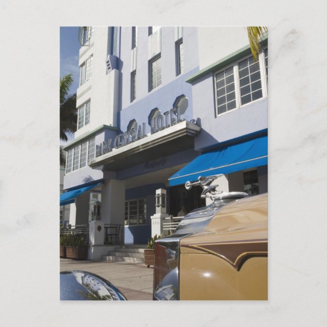 USA, Florida, Miami Beach: South Beach, Art Deco Postkarte (Vorderseite)