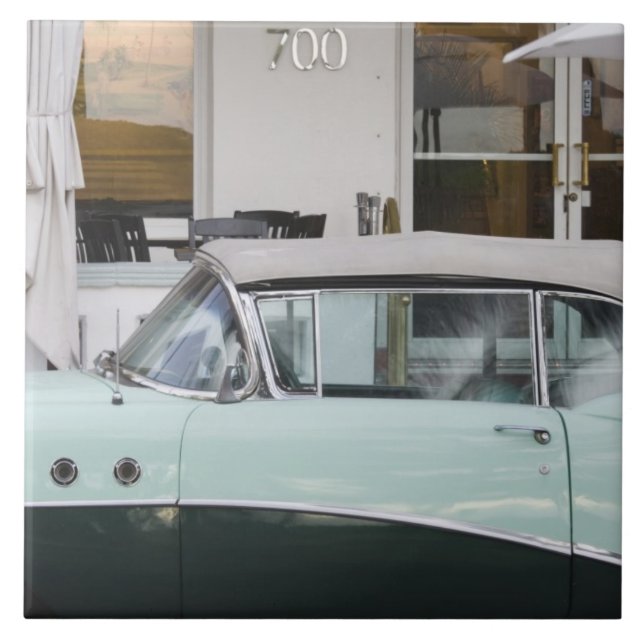 USA, Florida, Miami Beach: Südbeach, 1956 Fliese (Vorderseite)