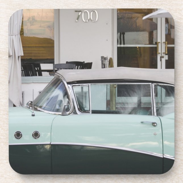 USA, Florida, Miami Beach: Südbeach, 1956 Untersetzer (Vorderseite)