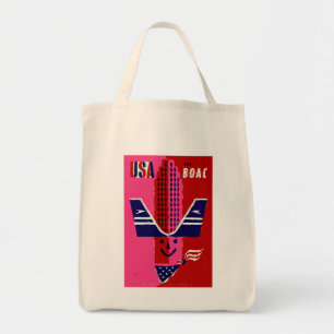 USA ~ Fly BOAC Tragetasche