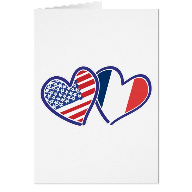USA France Love Hearts (Devant)