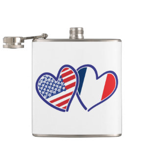USA - Frankreich - Liebe Flachmann