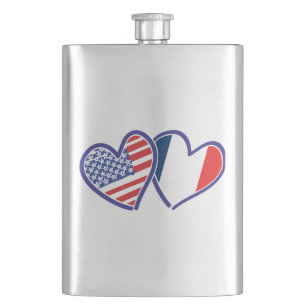 USA - Frankreich - Liebe Flachmann