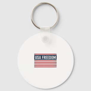 USA Freedom Patriotic Flagge Stil Vektor Design_1 Schlüsselanhänger