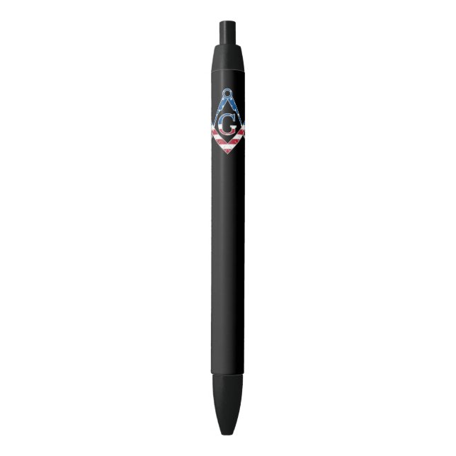 USA Freemasonic symbol Kugelschreiber (Vorderseite Vertikal)