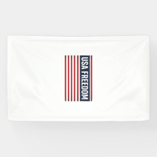 USA-Freiheit patriotischer Flaggenstil Vektor Desi Banner