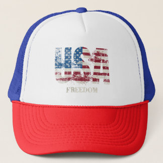 USA - FREIHEIT ROT, WEISS UND BLUE PATRIOTIC TRUCKERKAPPE