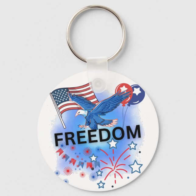 USA Freiheit Schlüsselanhänger (Vorderseite)