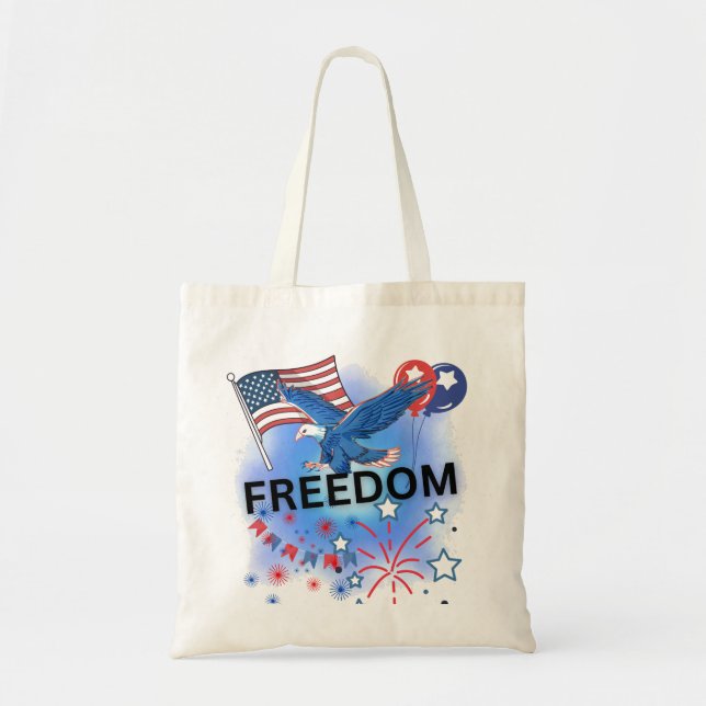 USA Freiheit Tragetasche (Vorne)