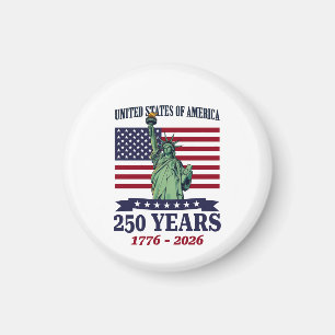 USA Freiheitsstatue 250 Jahre 1776-2026 Magnet
